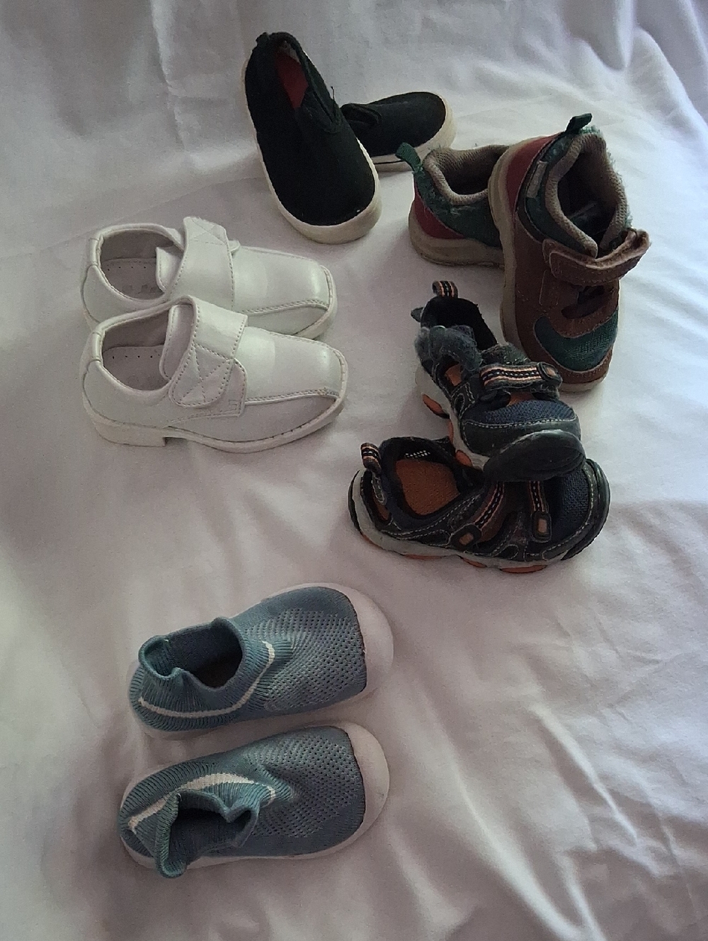 Slip-On Knit Sneakers for Kids in Light Blue